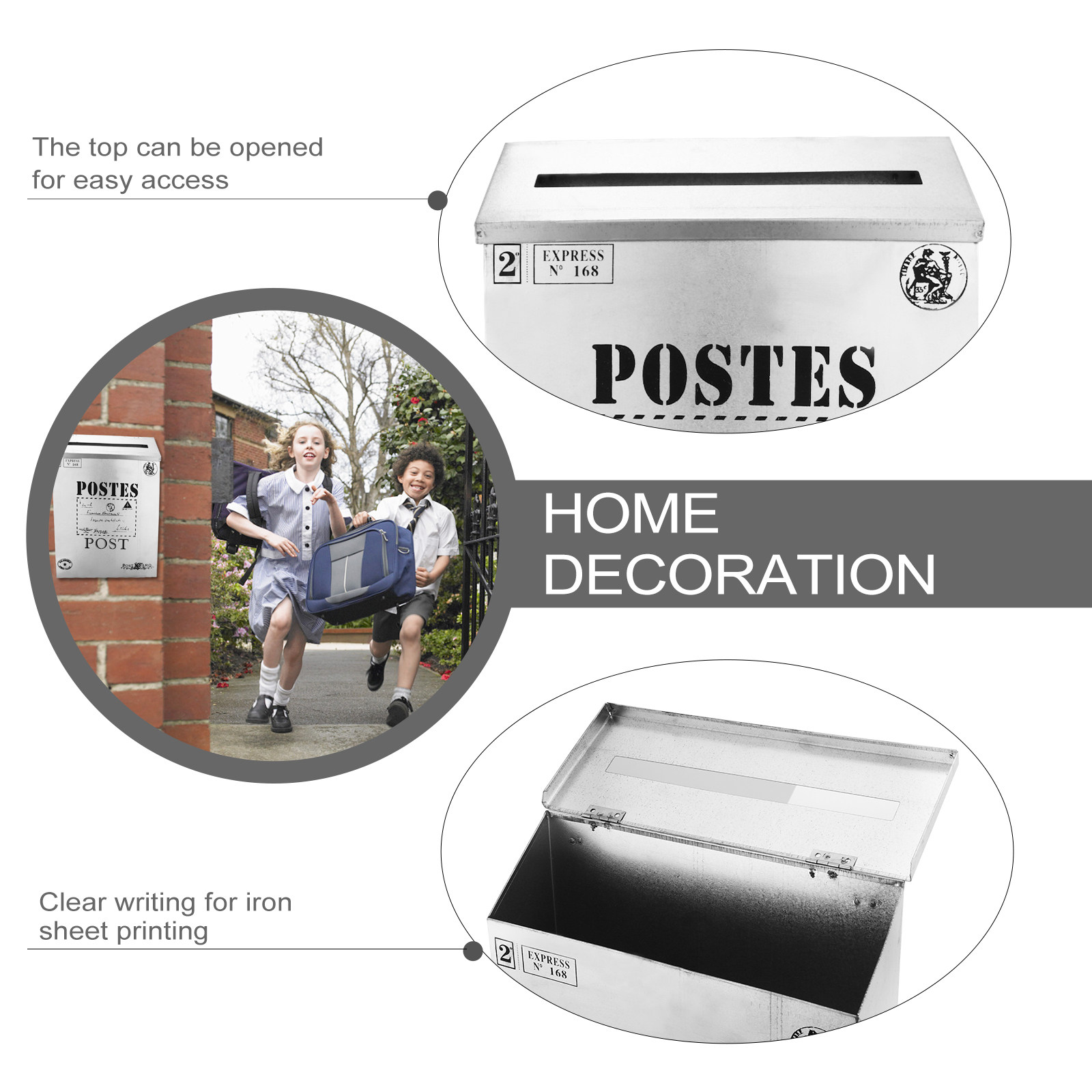 1Pcs Vintage Tin Mailbox Lette - огляд і ціна Home Decor Magazine