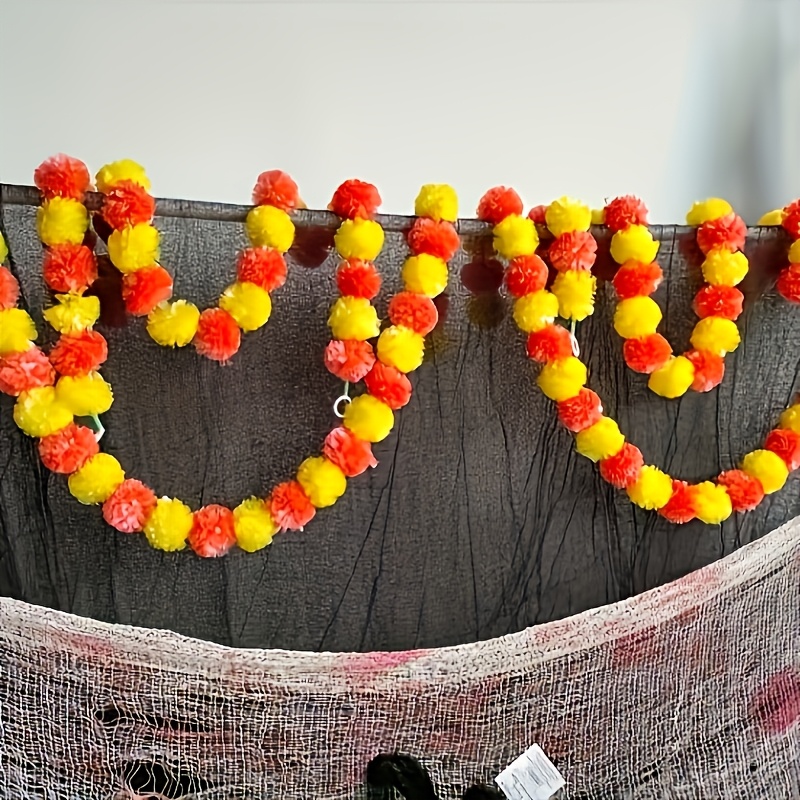 1pcs Marigold Garland for Deco - огляд і ціна Home Decor Indonesia