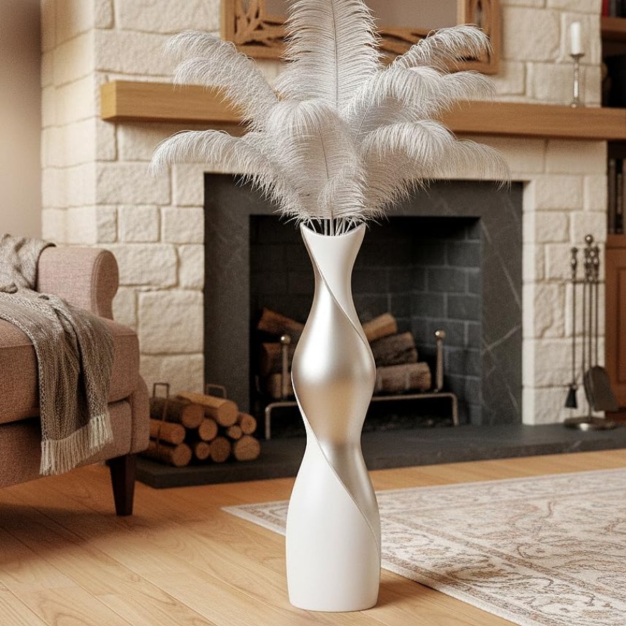 Modern Floor Vase for Living R - огляд і ціна Pampas Grass Decor