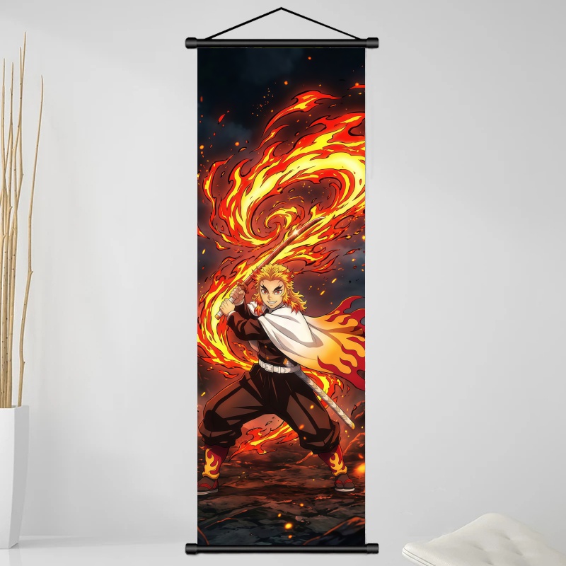 Demon Slayer Kyojuro Rengoku H - огляд і ціна Home Decor Theme