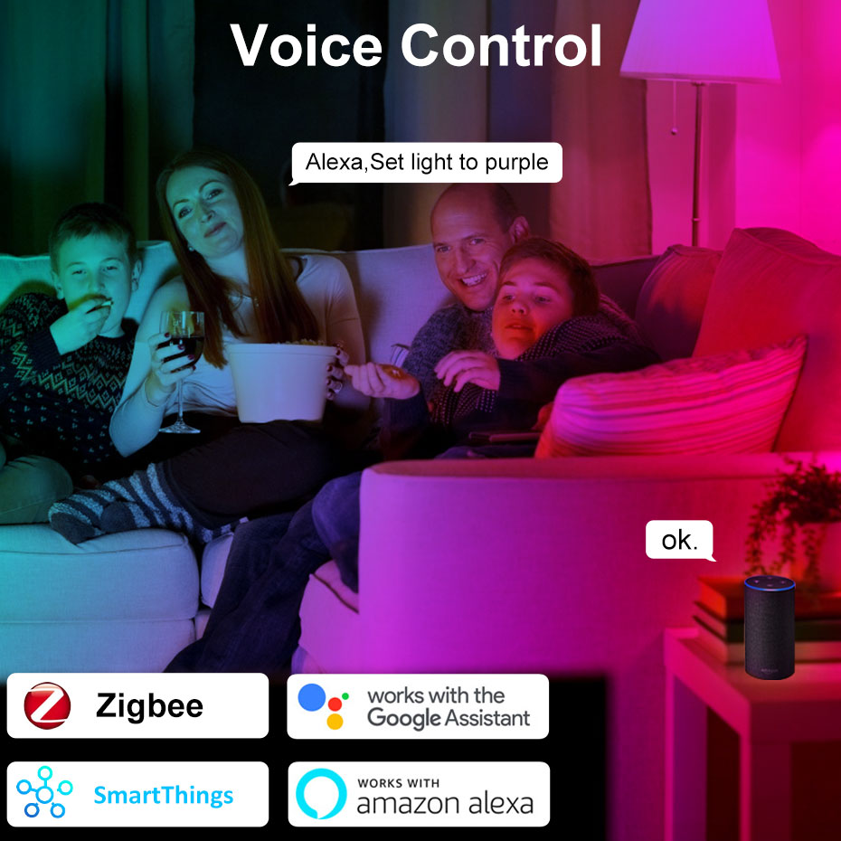 Zigbee Smart LED Light Bulb 15 - огляд і ціна Home Decor Free App