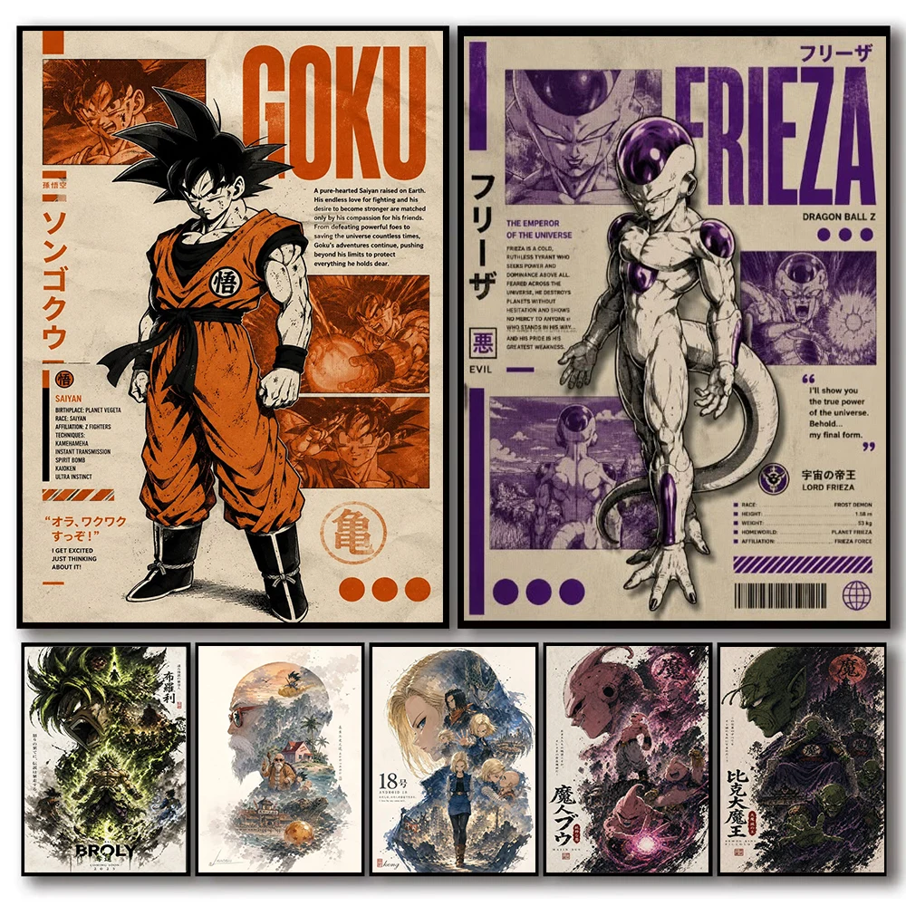 Dragon Ball Goku Frieza Anime  - огляд і ціна Home Decor Magazine