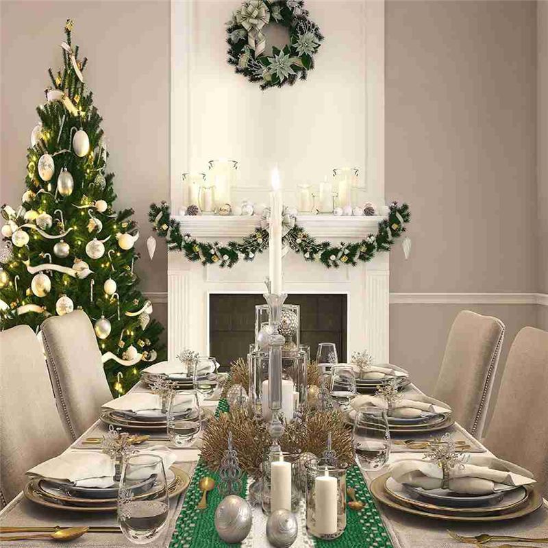 DT15 Boho Farmhouse Table Runn - огляд і ціна Linen Table Runner