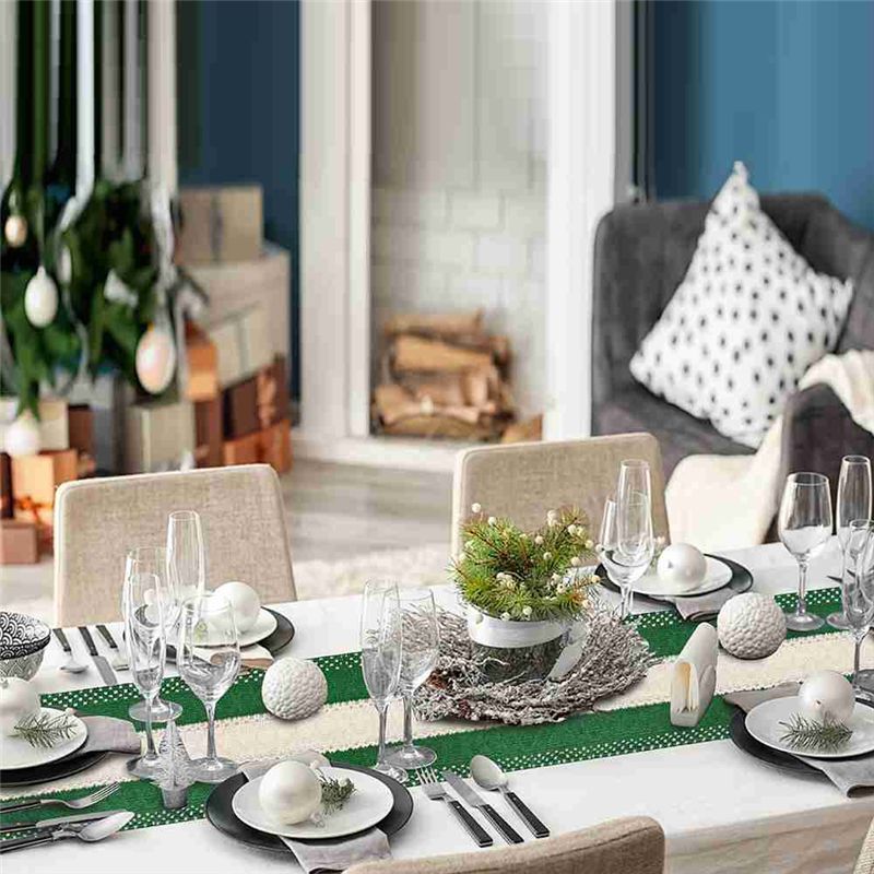 DT15 Boho Farmhouse Table Runn - огляд і ціна Linen Table Runner